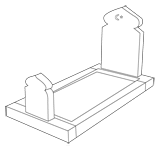 Modele de pierre tombale musulmane